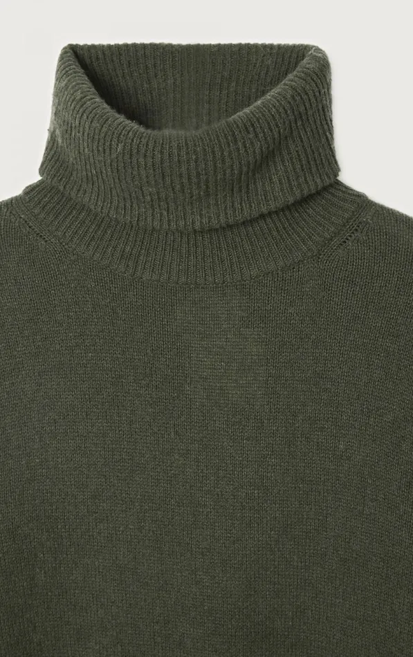 American Vintage Jumpers and Cardigans Men Jumper Falyday Seaweed Black Melange