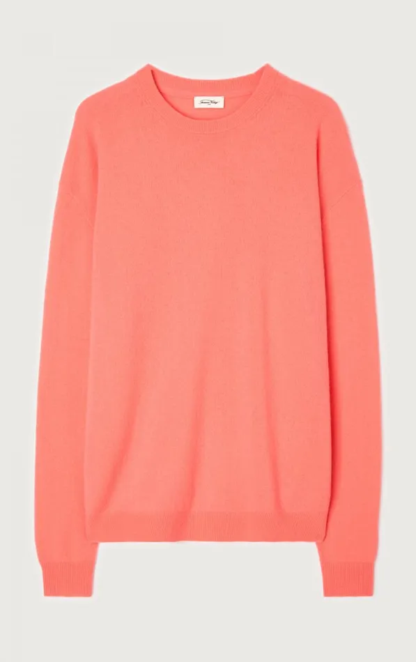American Vintage Jumpers and Cardigans Men Jumper Raxow Coral American Vintage Jumpers and Cardigans Men Jumper Raxow Coral