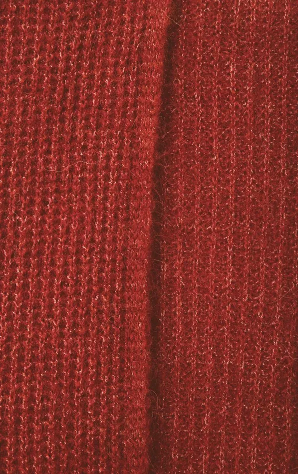 American Vintage Jumpers and Cardigans Women Cardigan East Melange Burgundy