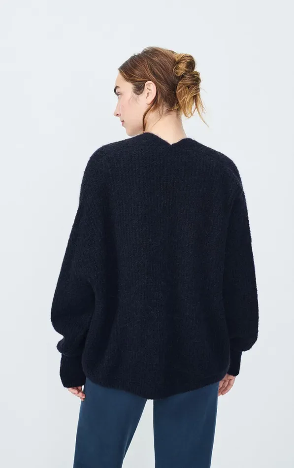 American Vintage Jumpers and Cardigans Women Cardigan East Melange Navy
