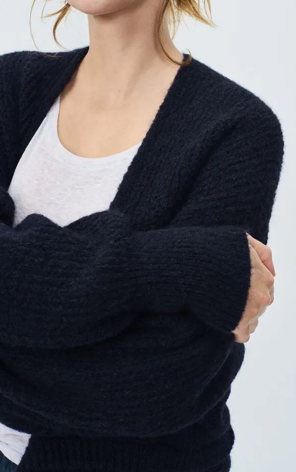 American Vintage Jumpers and Cardigans Women Cardigan East Melange Navy
