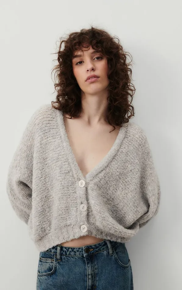 American Vintage Jumpers and Cardigans Women Cardigan Zolly Heather Grey