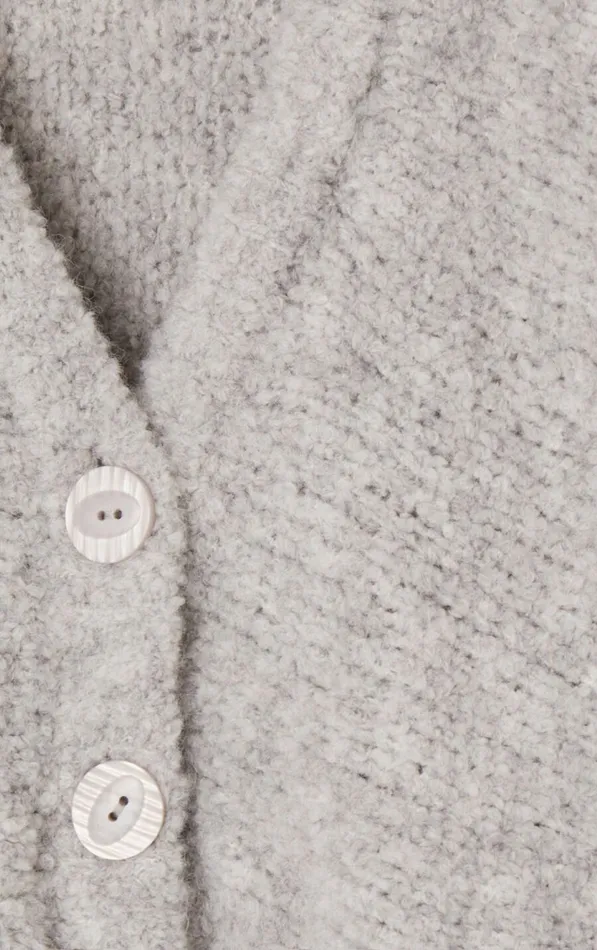 American Vintage Jumpers and Cardigans Women Cardigan Zolly Heather Grey American Vintage Jumpers and Cardigans Women Cardigan Zolly Heather Grey
