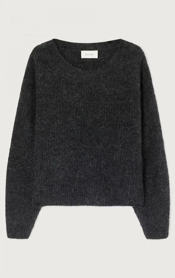 American Vintage Jumpers and Cardigans Women Jumper East Melange Charcoal