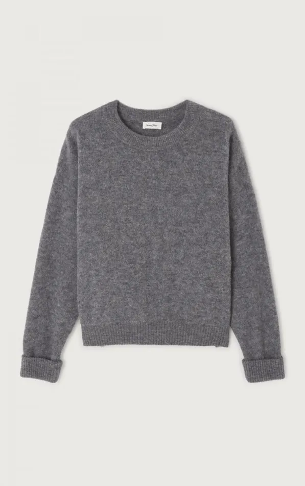 American Vintage Jumpers and Cardigans Women Jumper Vitow Melange Steel