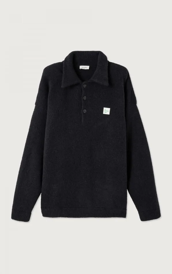 American Vintage Jumpers and Cardigans WomenMen Jumper Gylson Black American Vintage Jumpers and Cardigans WomenMen Jumper Gylson Black