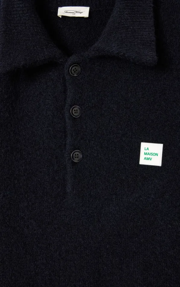 American Vintage Jumpers and Cardigans WomenMen Jumper Gylson Black American Vintage Jumpers and Cardigans WomenMen Jumper Gylson Black