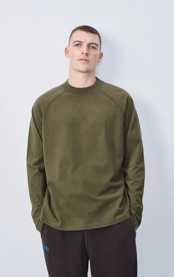 American Vintage Long Sleeve TShirts Men TShirt Fazy Vintage Bush