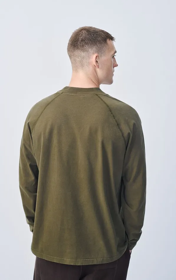 American Vintage Long Sleeve TShirts Men TShirt Fazy Vintage Bush