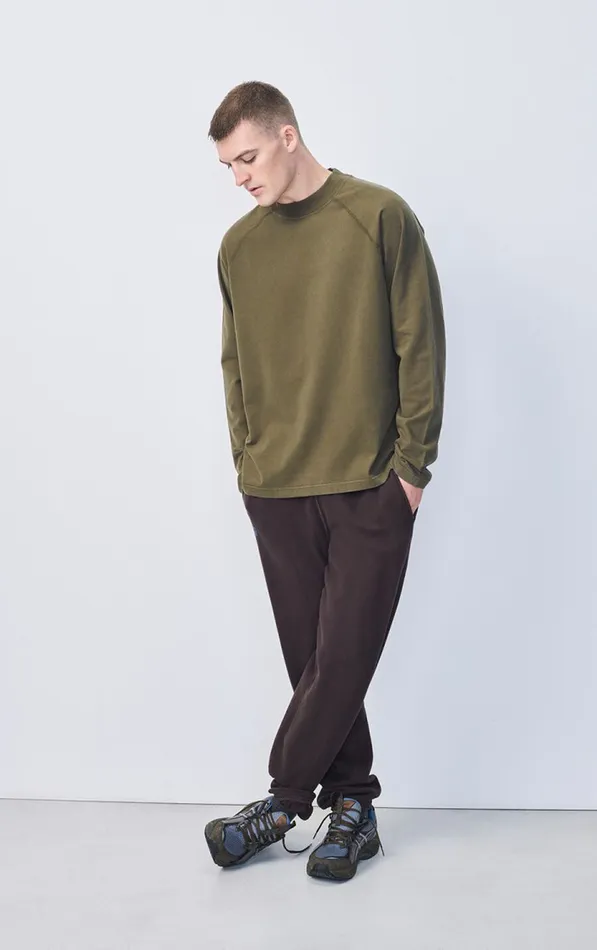 American Vintage Long Sleeve TShirts Men TShirt Fazy Vintage Bush