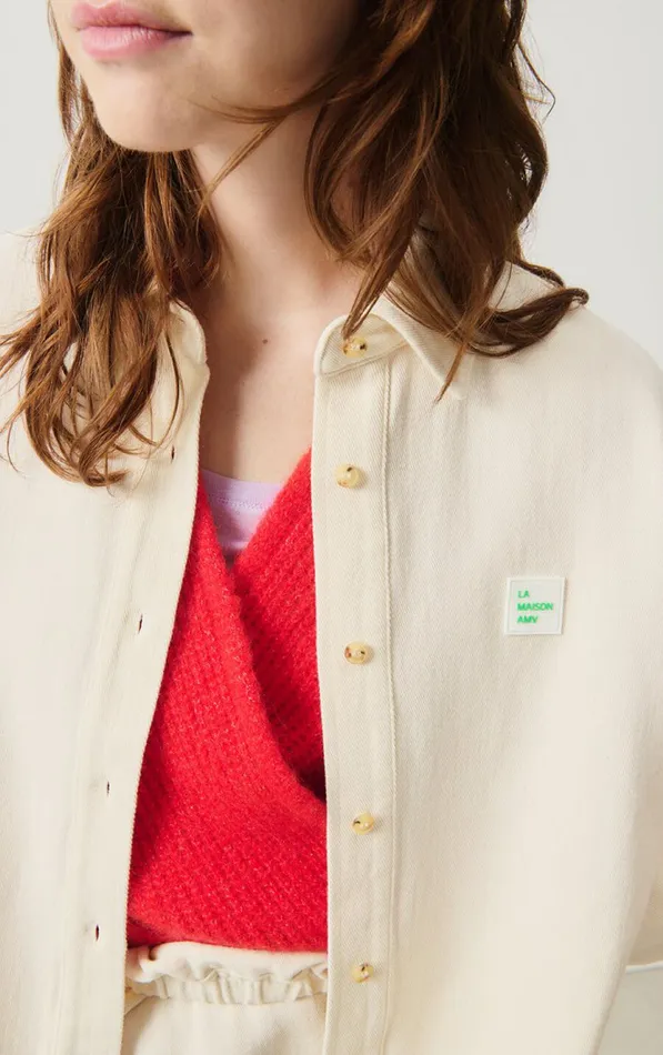 American Vintage Shirts Women Shirt Afaz Ecru