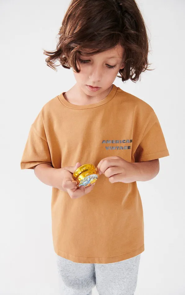 American Vintage Short Sleeve TShirts Kids TShirt Fizvalley Vintage Hazel