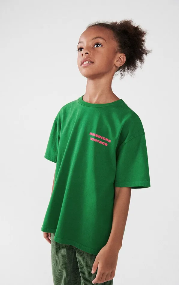 American Vintage Short Sleeve TShirts Kids TShirt Fizvalley Vintage Verdant American Vintage Short Sleeve TShirts Kids TShirt Fizvalley Vintage Verdant