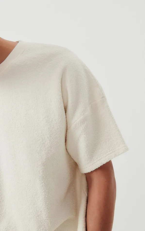 American Vintage Short Sleeve TShirts Men TShirt Bobypark Ecru