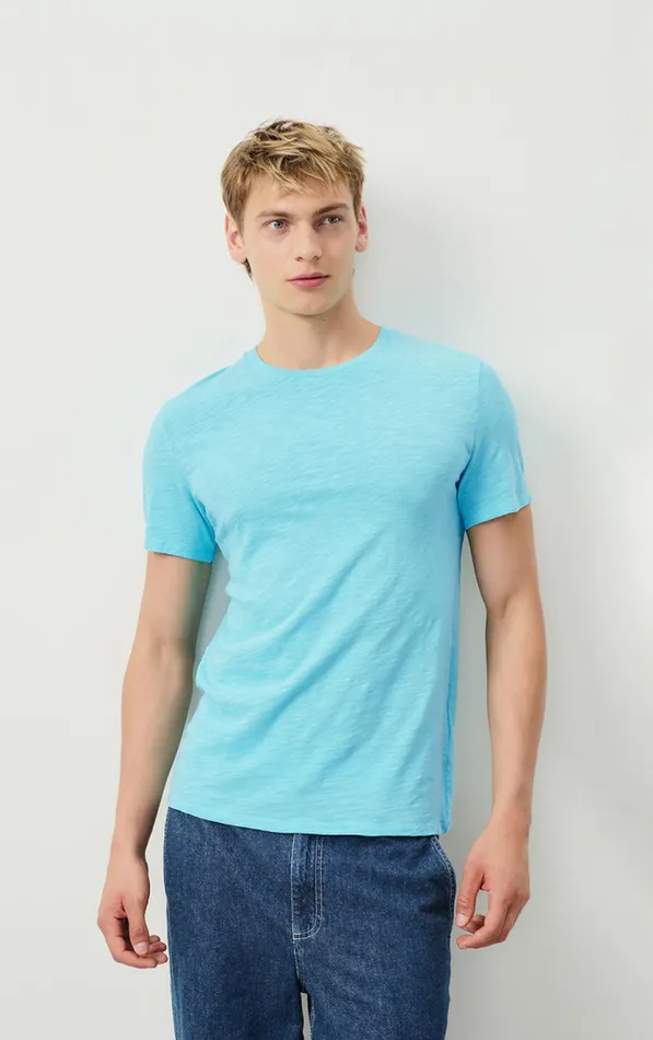 American Vintage Short Sleeve TShirts Men TShirt Bysapick Caribbean