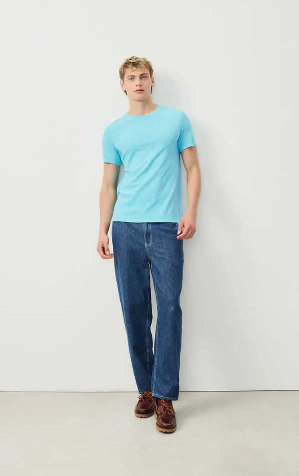 American Vintage Short Sleeve TShirts Men TShirt Bysapick Caribbean