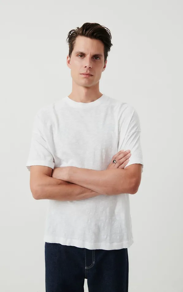 American Vintage Short Sleeve TShirts Men TShirt Bysapick White