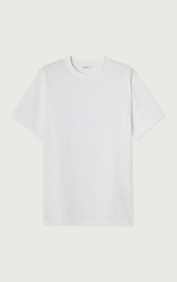 American Vintage Short Sleeve TShirts WomenMen TShirt Fizvalley 034Bonjour Barcelona034 White American Vintage Short Sleeve TShirts WomenMen TShirt Fizvalley 034Bonjour Barcelona034 White