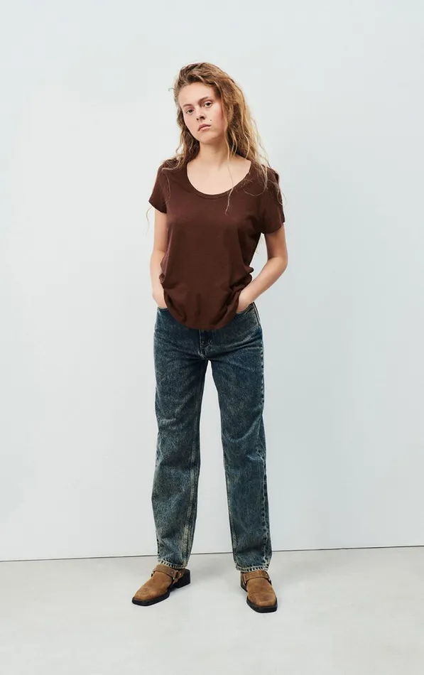American Vintage Short Sleeve TShirts Women TShirt Jacksonville Vintage Brownie
