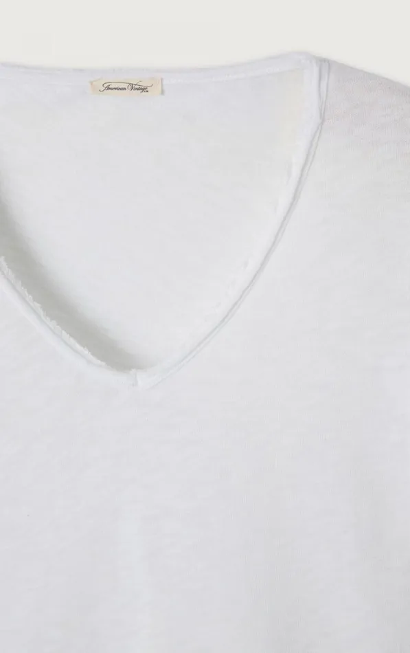 American Vintage Short Sleeve TShirts Women TShirt Sonoma White American Vintage Short Sleeve TShirts Women TShirt Sonoma White