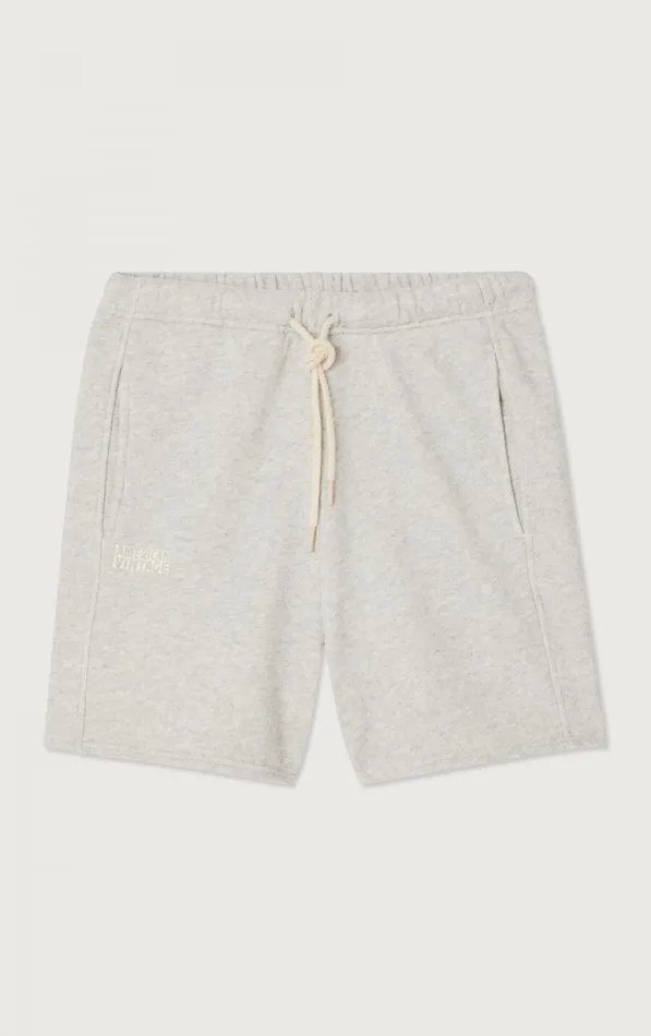 American Vintage Shorts Men Shorts Kodytown Polar Melange American Vintage Shorts Men Shorts Kodytown Polar Melange