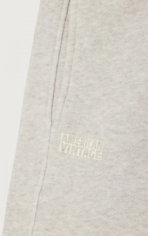 American Vintage Shorts Men Shorts Kodytown Polar Melange American Vintage Shorts Men Shorts Kodytown Polar Melange