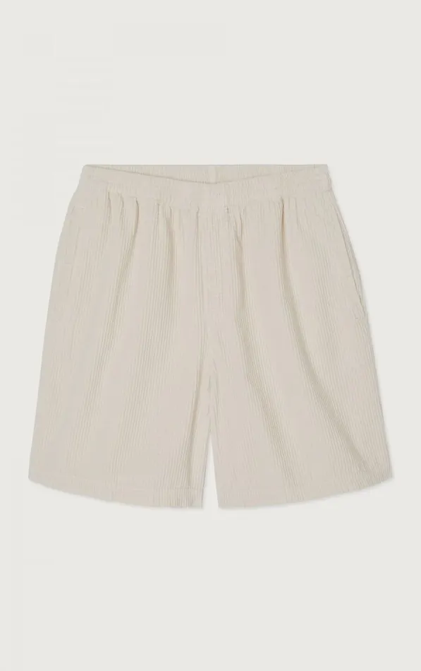 American Vintage Shorts Men Shorts Padow Ecru Vintage