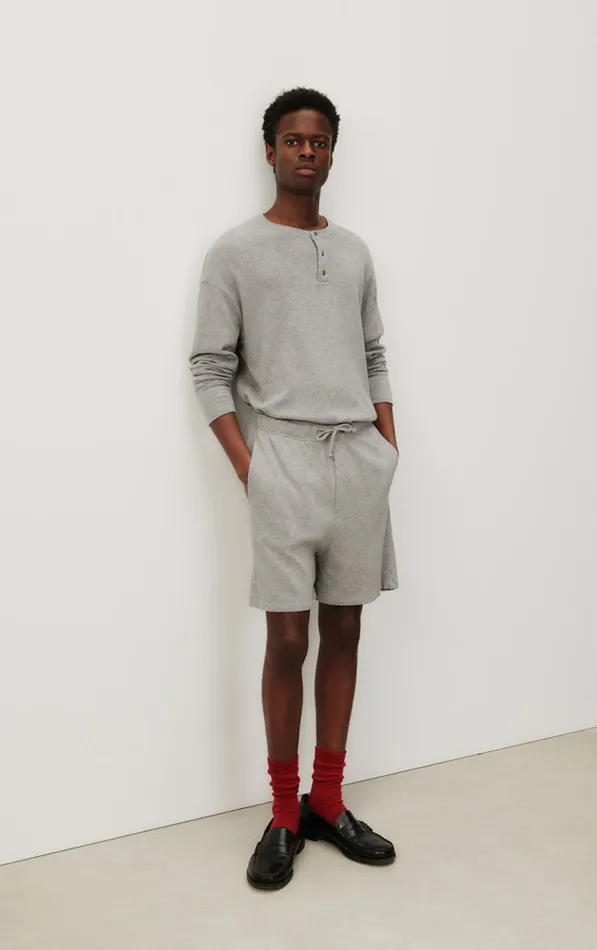 American Vintage Shorts Men Shorts Sonoma Heather Grey American Vintage Shorts Men Shorts Sonoma Heather Grey