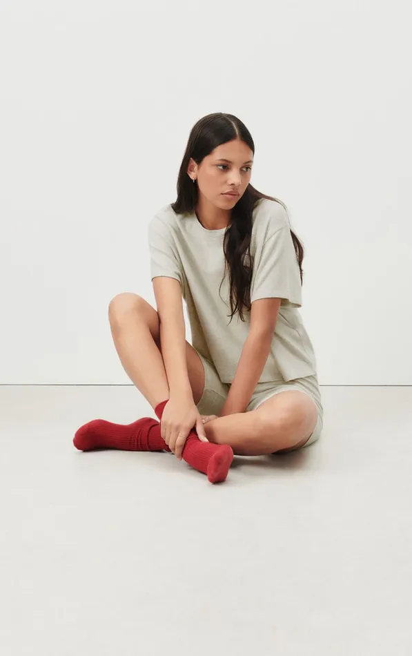 American Vintage Shorts Women Shorts Ypawood Heather Grey American Vintage Shorts Women Shorts Ypawood Heather Grey