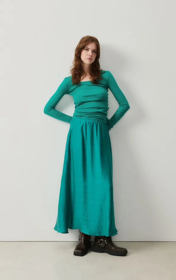 American Vintage Skirts Women Skirt Detown Peacock