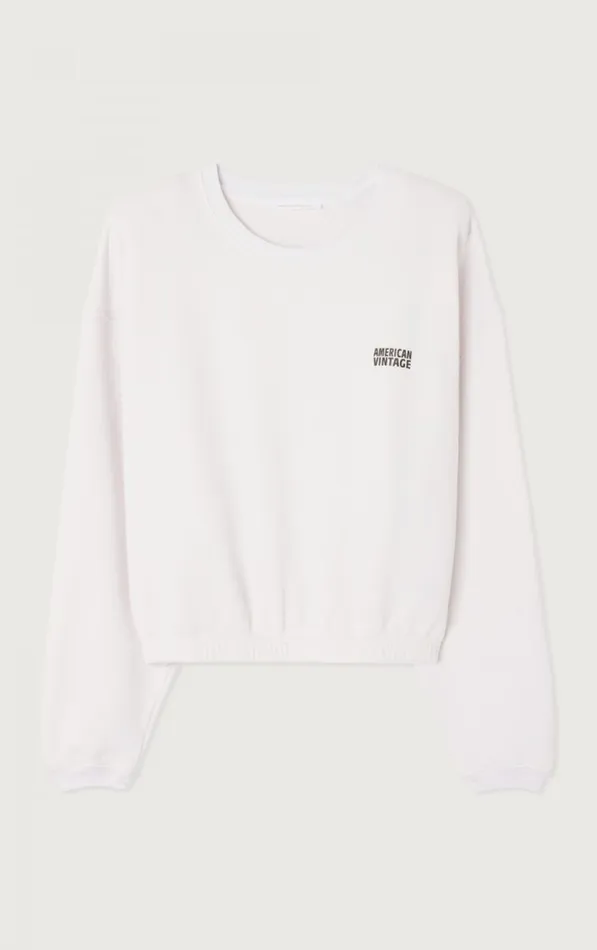 American Vintage Sweatshirts Women Sweatshirt Izubird Vintage Dove