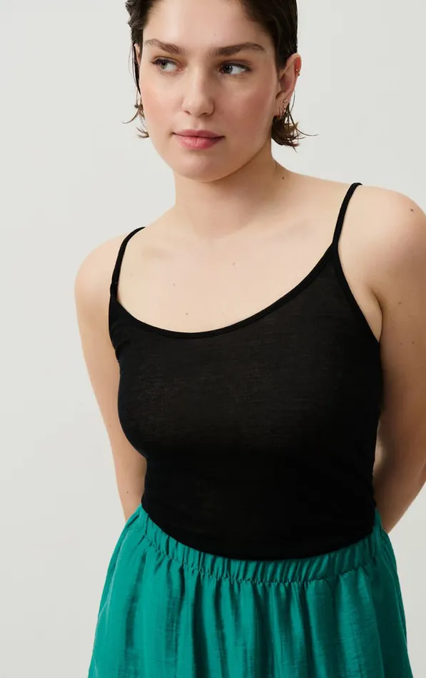 American Vintage Tops and Tanktops Women Tank Top Massachusetts Black American Vintage Tops and Tanktops Women Tank Top Massachusetts Black