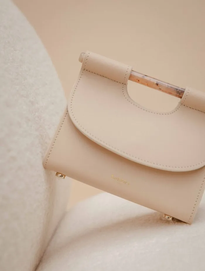 Ancne Micro Beige Women Bobbies Bags
