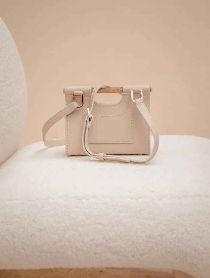 Ancne Micro Beige Women Bobbies Bags