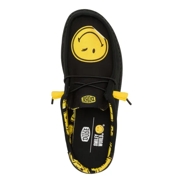 Apparel Mules heydude Wally Slip SMILEYWORLD Smiley BlackYellow