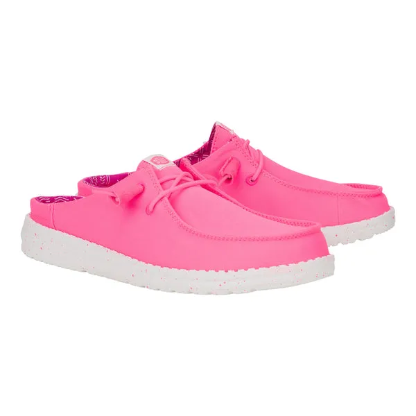 Apparel Wendy Slip Classic Neon Pink Mules heydude