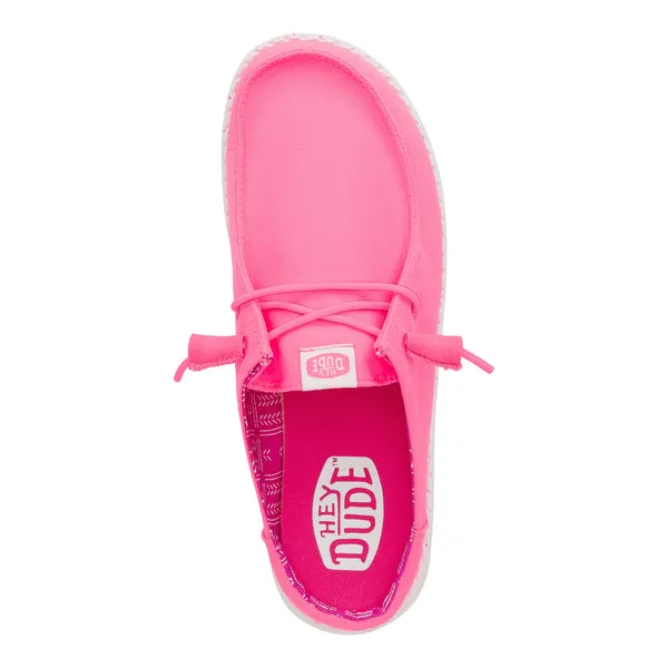 Apparel Wendy Slip Classic Neon Pink Mules heydude