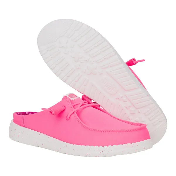 Apparel Wendy Slip Classic Neon Pink Mules heydude