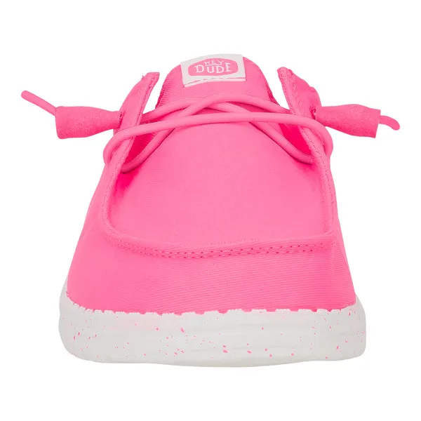 Apparel Wendy Slip Classic Neon Pink Mules heydude