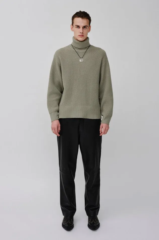 Ashton 8211 Seagrass Men Won Hundred Knitwear