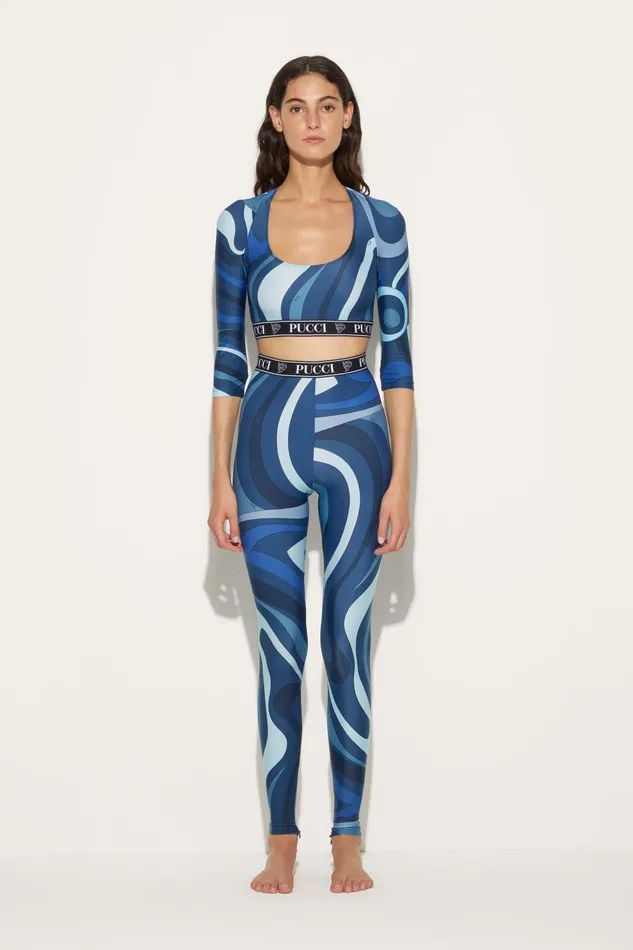 Athleisure Women PUCCI MarmoPrint Leggings
