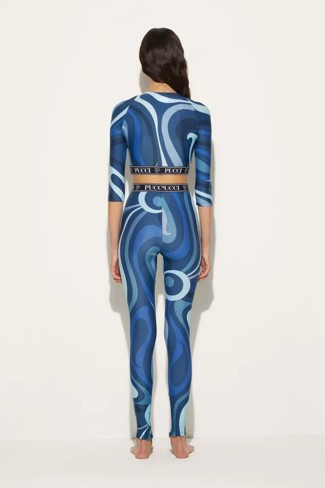 Athleisure Women PUCCI MarmoPrint Leggings