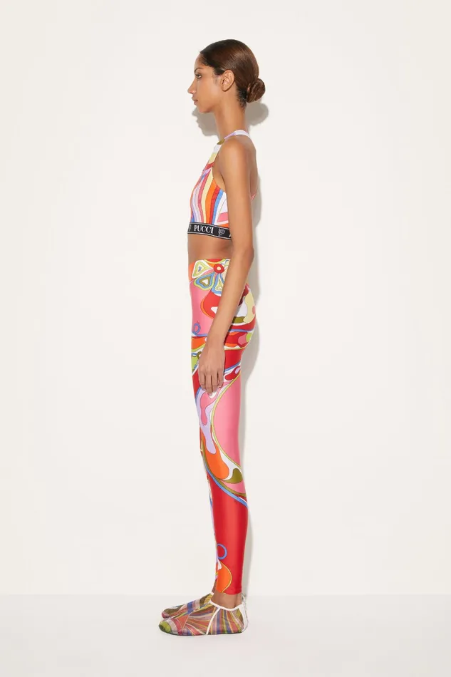 Athleisure Women PUCCI OrchideePrint Leggings