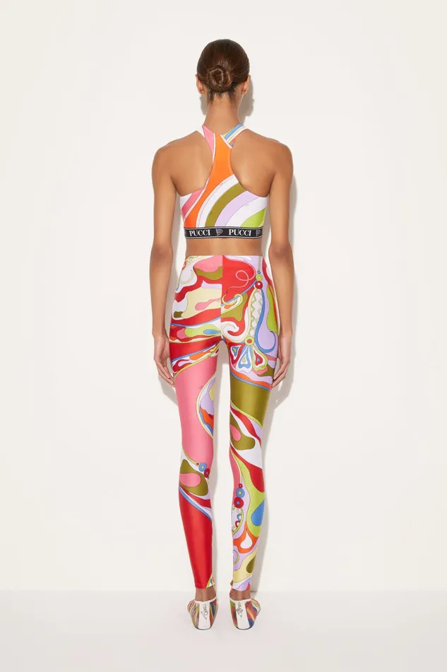 Athleisure Women PUCCI OrchideePrint Leggings