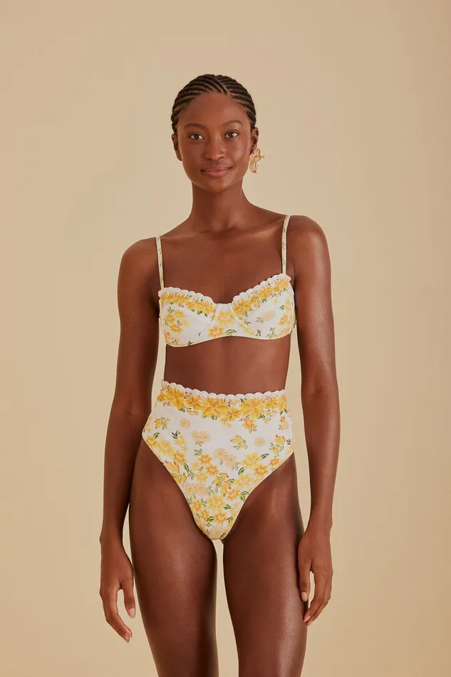 Azaleia Underwire Bikini Top Women Farm Rio Crop Tops