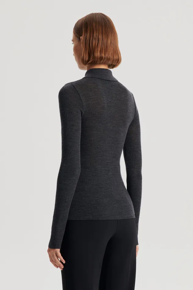 Babywool Scanlan Theodore Women BABYWOOL CARDIGAN CHARCOAL ALL