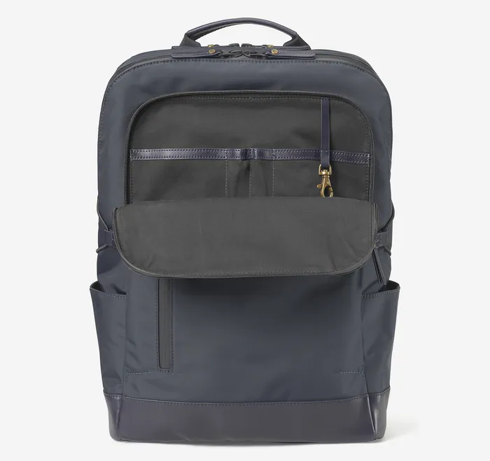 Backpacks and Briefcases Hudson Waterproof Backpack Navy Johnston and Murphy Men