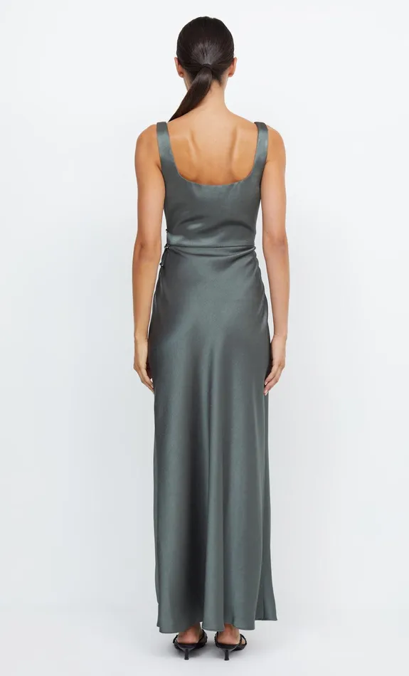 Bec Bridge Bridesmaids Dresses THE DREAMER SQUARE NECK DRESS Dark Willow 8211 Women
