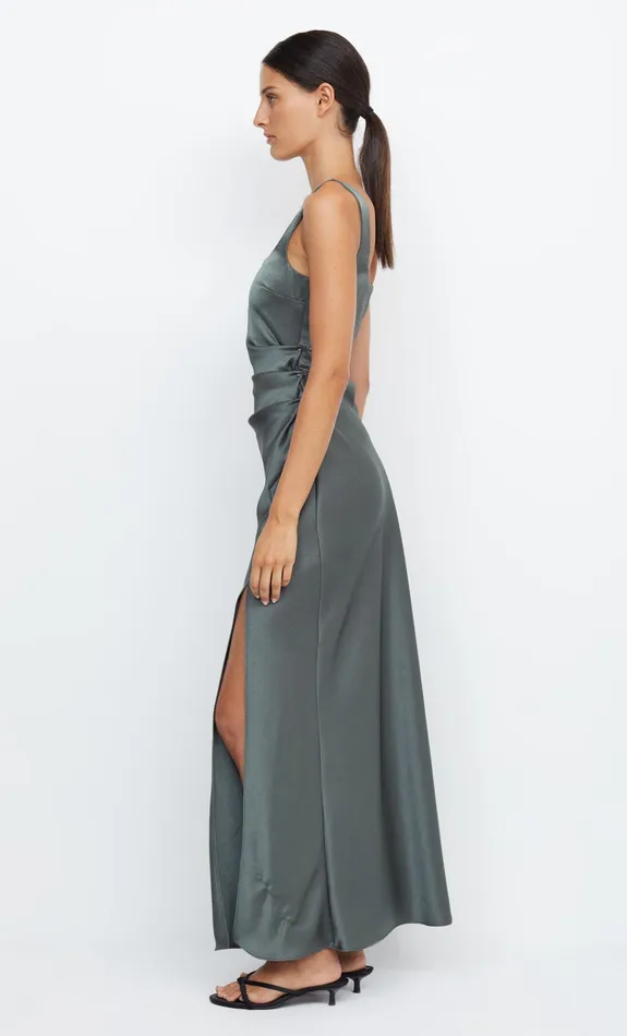 Bec Bridge Bridesmaids Dresses THE DREAMER SQUARE NECK DRESS Dark Willow 8211 Women