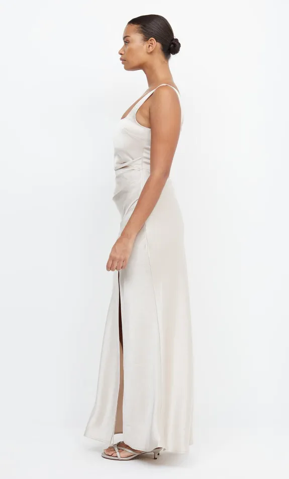 Bec Bridge Bridesmaids Dresses THE DREAMER SQUARE NECK DRESS Sand 8211 Women